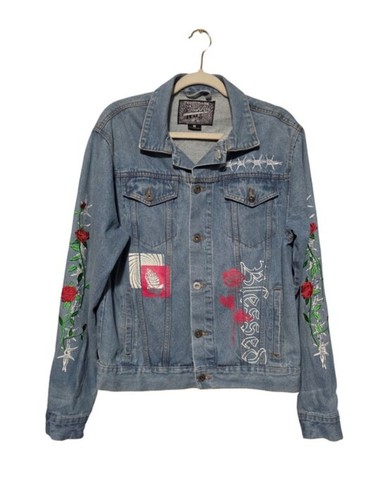 Giacca denim brooklyn panno - denim,
