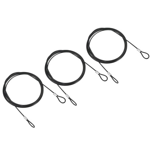 3pz lucchetto cavo - lucchetto, di