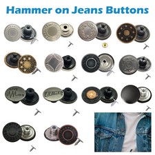 Bottoni jeans 17 mm con spille