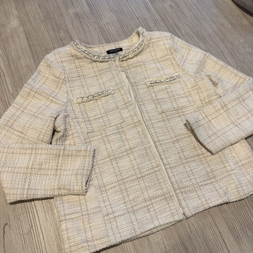 Giacca blazer vintage bianco - blazer,